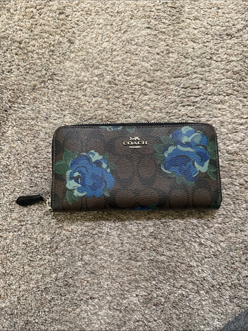 Coach Accordion Wallet victorian floral
